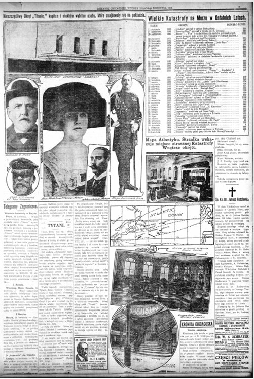 Dziennik Chicagoski du 16/04/1912